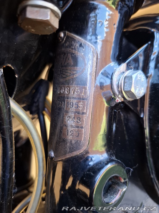 Jawa 350 kývačka půlbuben 1955