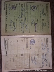 Jawa 350 kývačka půlbuben 1955