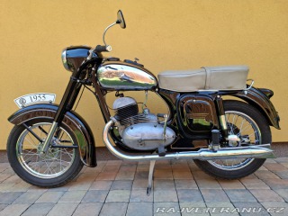 Jawa 350 kývačka půlbuben 1955