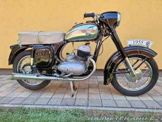 Jawa 350 kývačka půlbuben 1955
