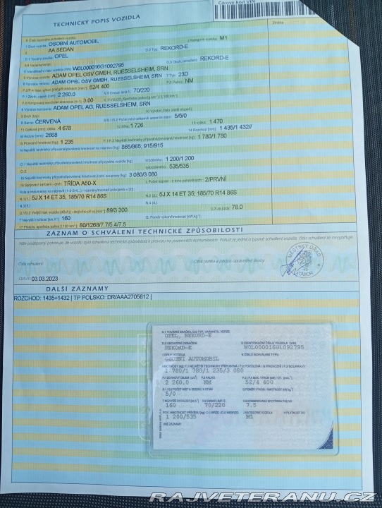 Opel Rekord E 1986