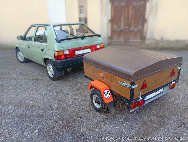 Škoda Favorit 135 LS+přívěs Sport Jacht 1990