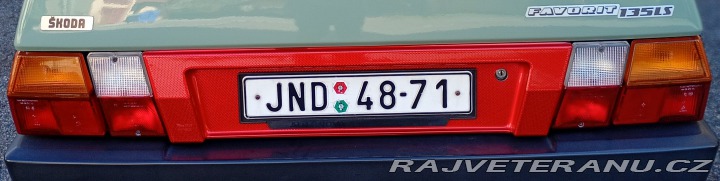 Škoda Favorit 135 LS+přívěs Sport Jacht 1990