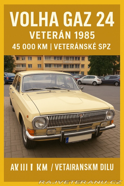 Volha GAZ-24 VOLGA GAZ 24 SCALDIA 1985