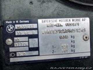 BMW 6 M635CSi 1984