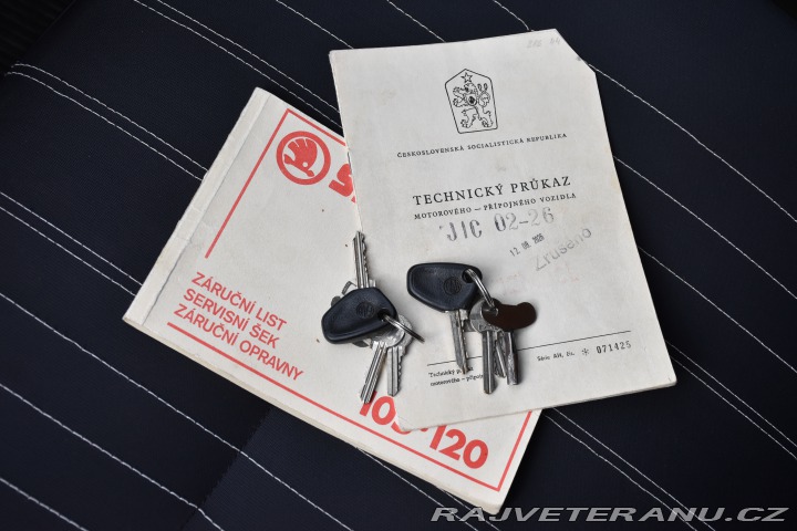 Škoda 120 L nová STK eko zapl. 1983