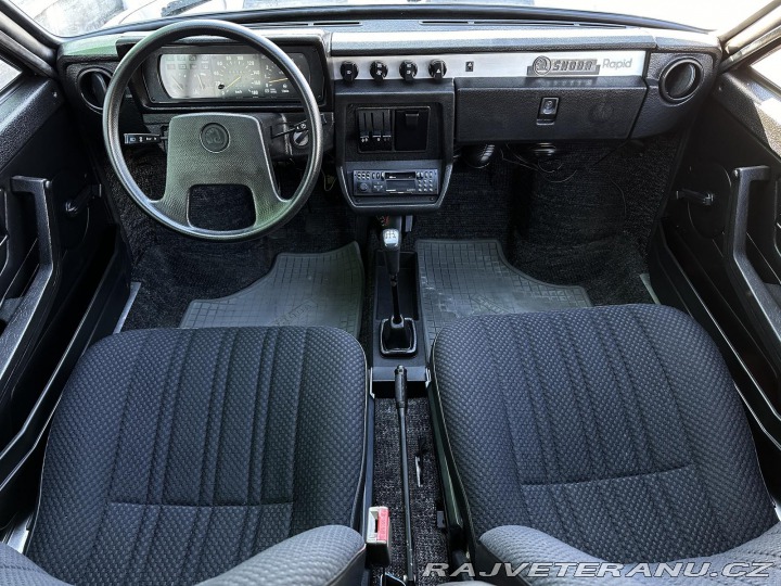 Škoda Rapid 130 5speed 43kW Autorádio 1988