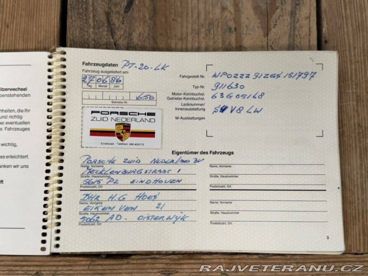 Porsche 911 Carrera 3.2 Cabrio 1986