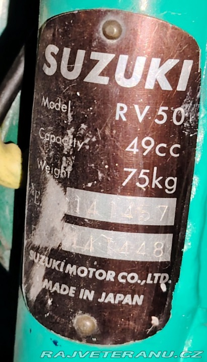 Suzuki Ostatní modely RV 50 1980