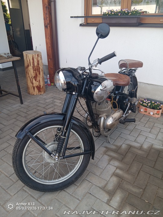 Jawa 350 pérák 1950