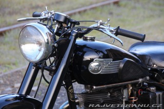 BSA B31 OHV - 350cc - Bílé SPZ 1952