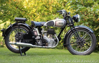 Norton  WD 16H 500cc - Bílé SPZ