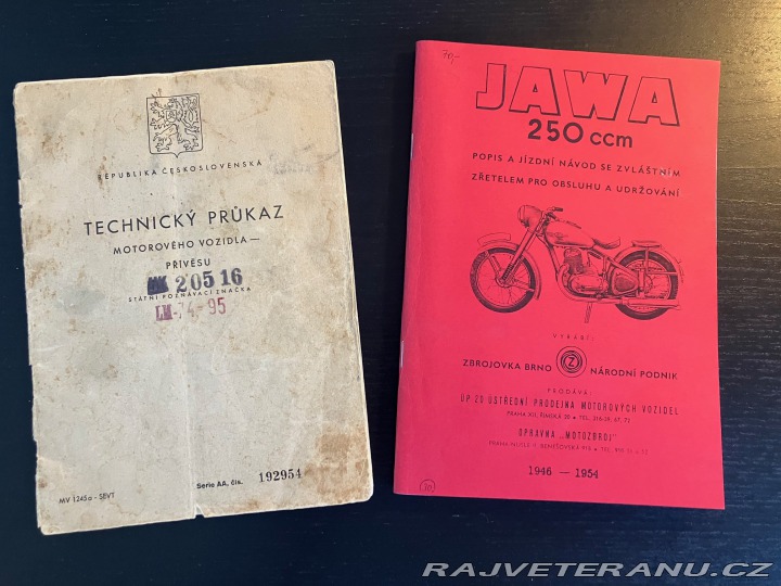 Jawa 250 Jawa ČZ 250ccm 1952