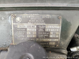 Škoda 1000 MB - NOVÁ STK, EKO PLACENO 1968