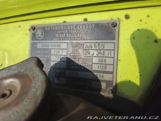 Škoda 1000 MB 1967