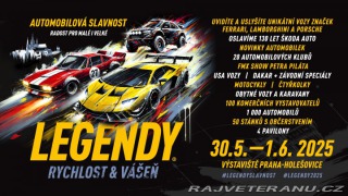 Automobilová slavnost a výstava LEGENDY 2025